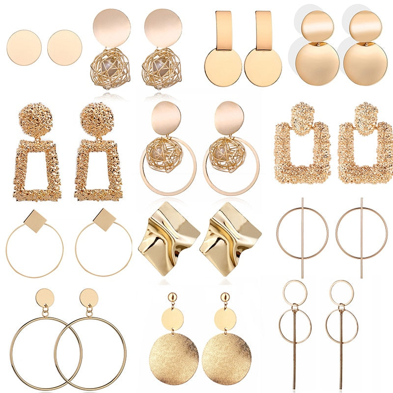 Modern Hang Earrings