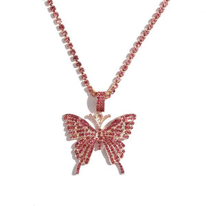 Butterfly Statement Pendant & Necklace