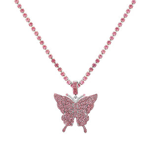 Butterfly Statement Pendant & Necklace