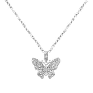 Butterfly Statement Pendant & Necklace