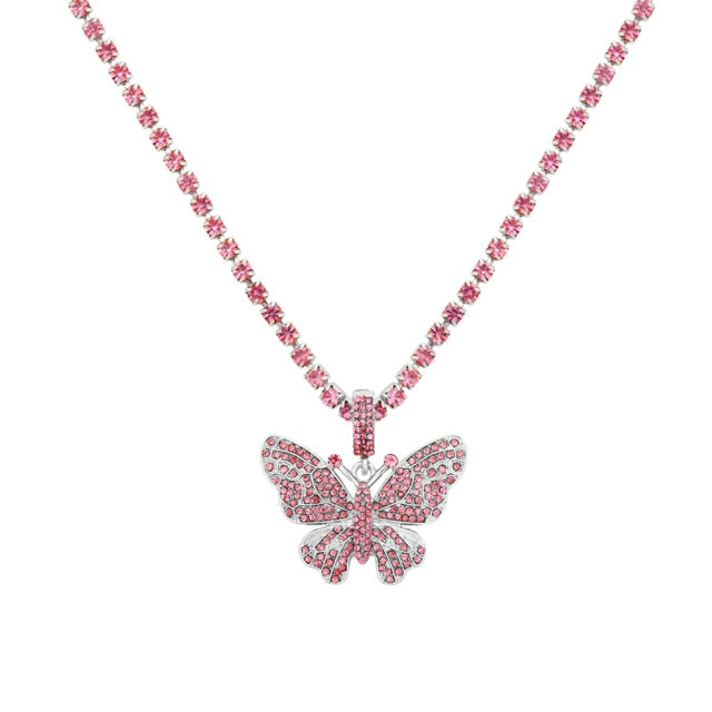 Butterfly Statement Pendant & Necklace