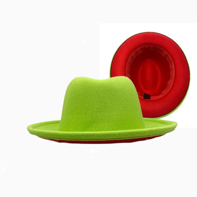 Fedora Me Red Bottom Plus