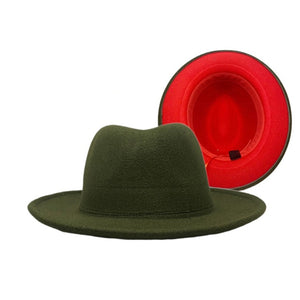 Fedora Me Red Bottom Plus